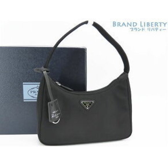 Prada Re Edition Nylon Handbag Accessory Pouch Nero Black - Picture 1 of 9
